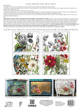 Load image into Gallery viewer, Midnight Garden IOD Transfer 12 x 16 Pad