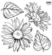Load image into Gallery viewer, IOD Sunflowers Stamp 2 sheet set