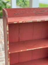 Load image into Gallery viewer, Small Primitive Red Shelf
