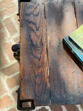 Load image into Gallery viewer, Vintage Railroad Factory Cart Coffee table